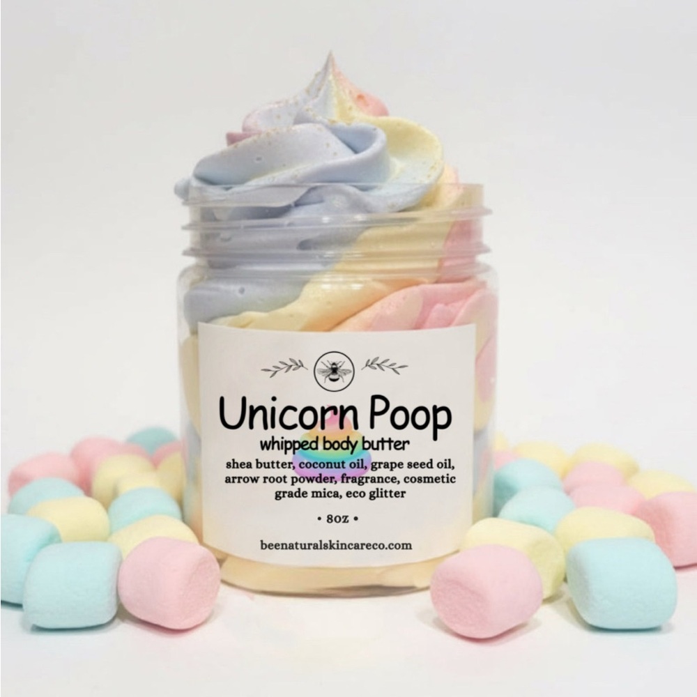 8oz Unicorn Poop Whipped Body Butter - Multicolor